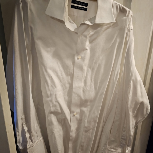 Saks 5th Ave white shirt 17/34/35 - Picture 2 of 2